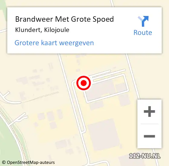 Locatie op kaart van de 112 melding: Brandweer Met Grote Spoed Naar Klundert, Kilojoule op 13 januari 2024 09:58