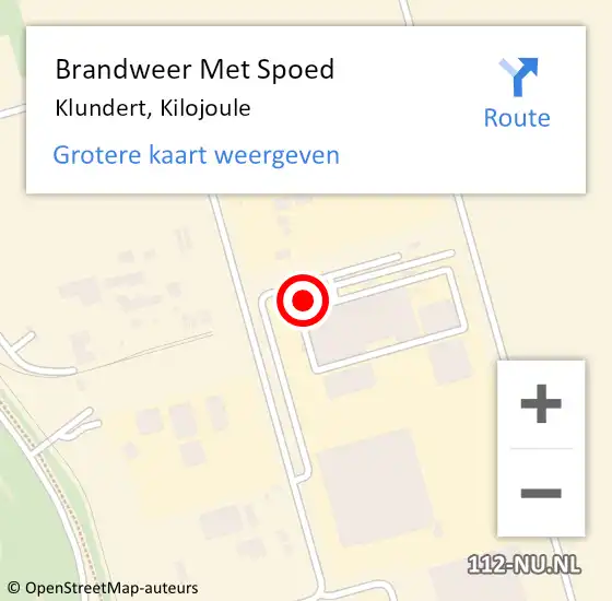 Locatie op kaart van de 112 melding: Brandweer Met Spoed Naar Klundert, Kilojoule op 10 februari 2024 08:18