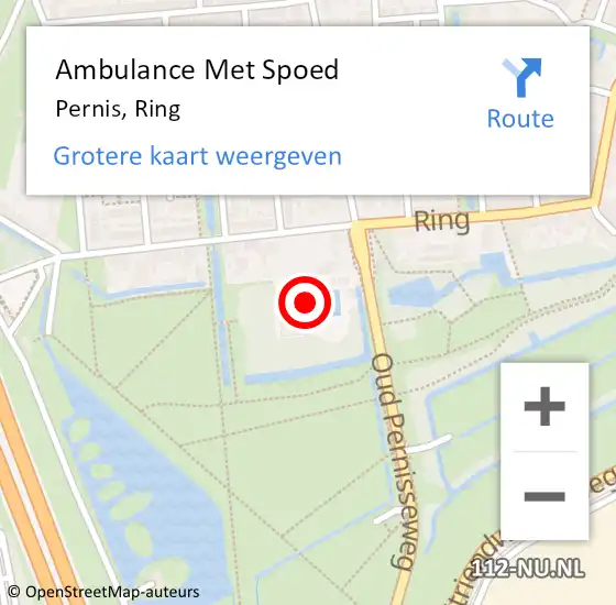 Locatie op kaart van de 112 melding: Ambulance Met Spoed Naar Pernis, Ring op 7 maart 2024 13:42