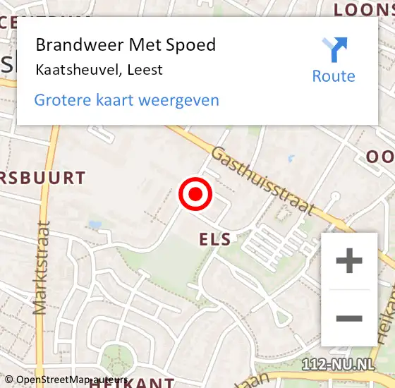 Locatie op kaart van de 112 melding: Brandweer Met Spoed Naar Kaatsheuvel, Leest op 13 maart 2024 03:22