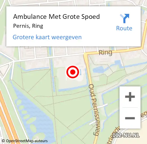 Locatie op kaart van de 112 melding: Ambulance Met Grote Spoed Naar Pernis, Ring op 22 maart 2024 11:26