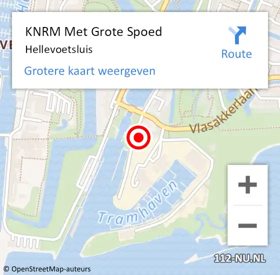 Locatie op kaart van de 112 melding: KNRM Met Grote Spoed Naar Stellendam op 4 april 2024 16:45