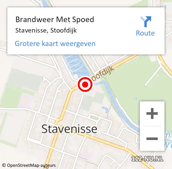 Locatie op kaart van de 112 melding: Brandweer Met Spoed Naar Stavenisse, Stoofdijk op 30 mei 2024 18:37