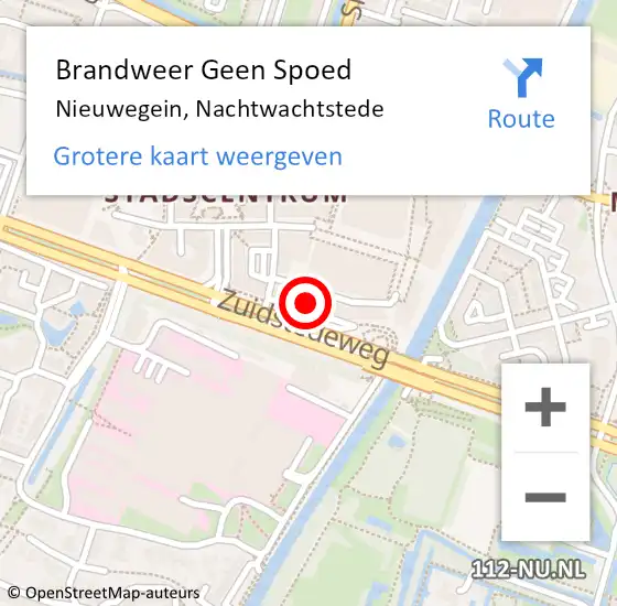 Locatie op kaart van de 112 melding: Brandweer Geen Spoed Naar Nieuwegein, Nachtwachtstede op 31 mei 2024 18:45