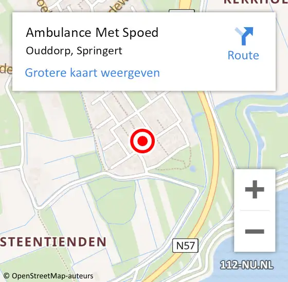 Locatie op kaart van de 112 melding: Ambulance Met Spoed Naar Ouddorp, Springert op 3 juni 2024 02:58