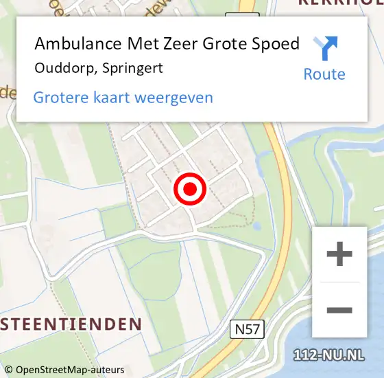 Locatie op kaart van de 112 melding: Ambulance Met Zeer Grote Spoed Naar Ouddorp, Springert op 3 juni 2024 02:58