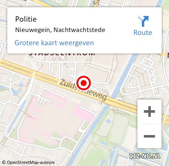 Locatie op kaart van de 112 melding: Politie Nieuwegein, Nachtwachtstede op 3 juni 2024 20:42