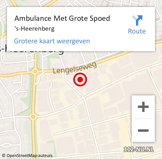 Locatie op kaart van de 112 melding: Ambulance Met Grote Spoed Naar 's-Heerenberg op 20 juni 2024 10:52