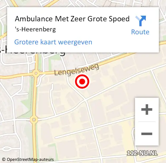 Locatie op kaart van de 112 melding: Ambulance Met Zeer Grote Spoed Naar 's-Heerenberg op 26 juni 2024 03:05