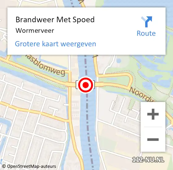 Locatie op kaart van de 112 melding: Brandweer Met Spoed Naar Dordrecht op 20 juli 2024 22:54
