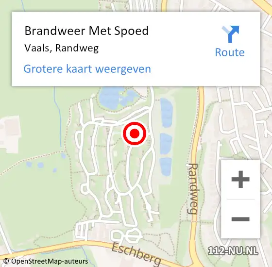 Locatie op kaart van de 112 melding: Brandweer Met Spoed Naar Vaals, Randweg op 29 juli 2024 06:06