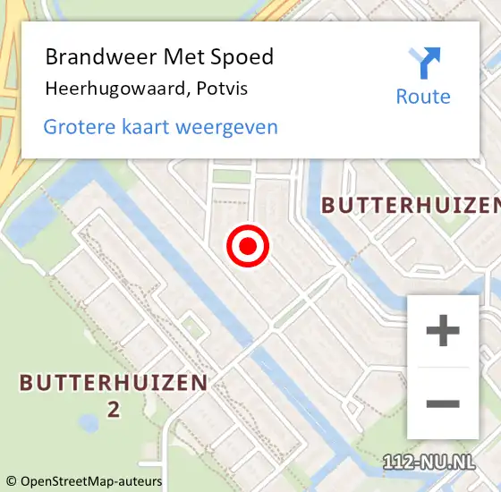 Locatie op kaart van de 112 melding: Brandweer Met Spoed Naar Heerhugowaard, Potvis op 30 juli 2024 16:40