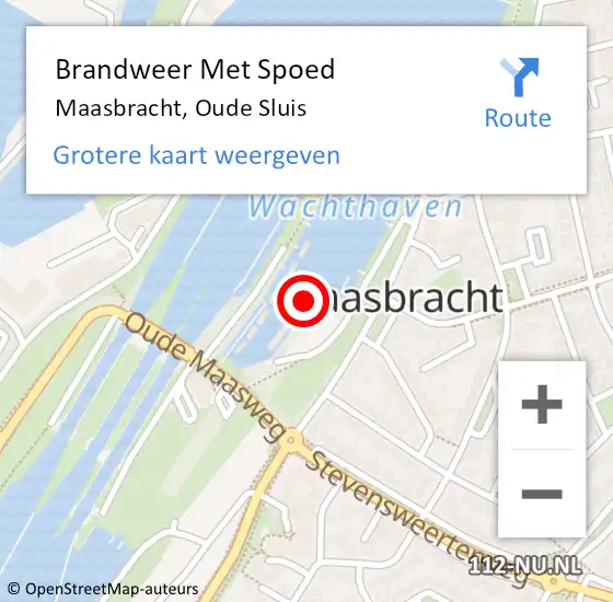 Locatie op kaart van de 112 melding: Brandweer Met Spoed Naar Sluis, Oude Sluis op 14 augustus 2024 09:47