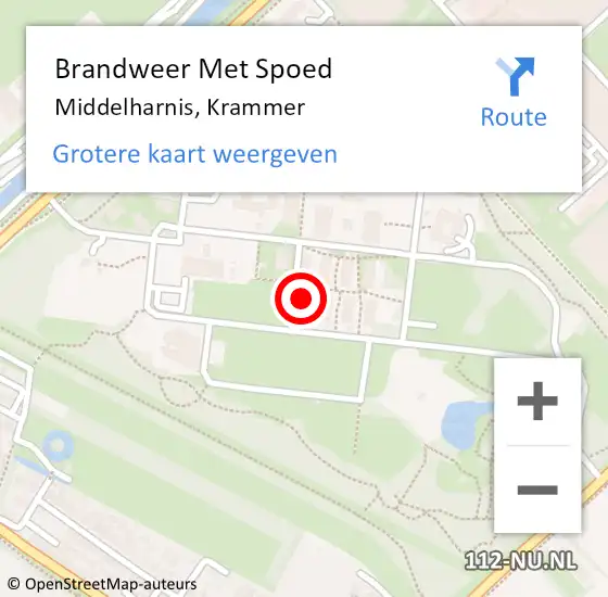 Locatie op kaart van de 112 melding: Brandweer Met Spoed Naar Middelharnis, Krammer op 1 september 2024 17:42