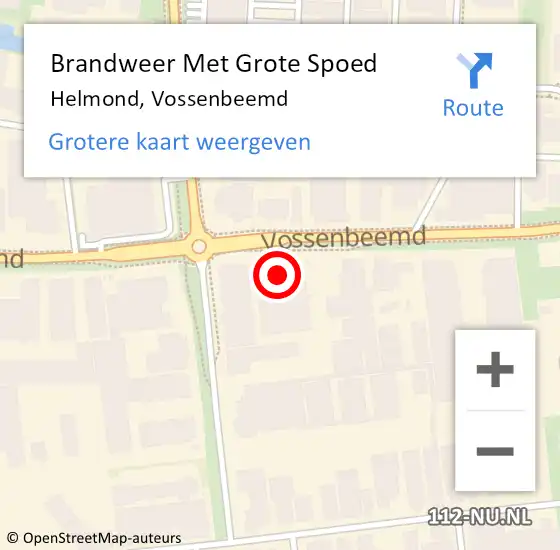 Locatie op kaart van de 112 melding: Brandweer Met Grote Spoed Naar Sluis, Vossenbeemd op 2 september 2024 11:37