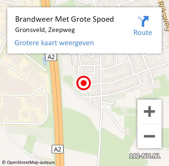 Locatie op kaart van de 112 melding: Brandweer Met Grote Spoed Naar Gronsveld, Zeepweg op 13 september 2024 17:02