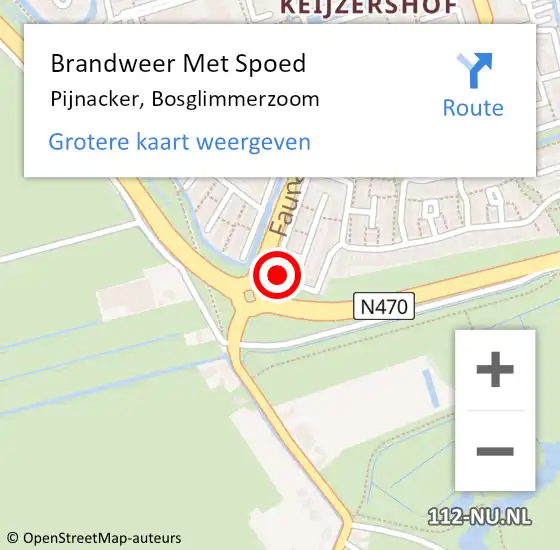 Locatie op kaart van de 112 melding: Brandweer Met Spoed Naar Pijnacker, Bosglimmerzoom op 8 oktober 2024 21:00