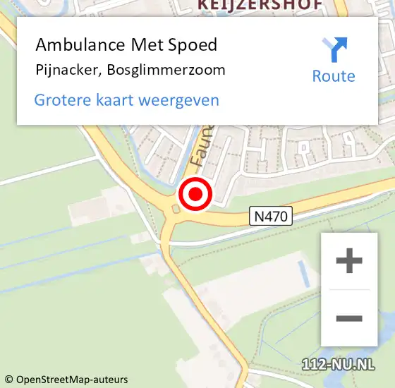 Locatie op kaart van de 112 melding: Ambulance Met Spoed Naar Pijnacker, Bosglimmerzoom op 8 oktober 2024 21:02