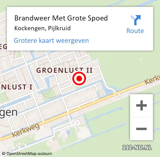 Locatie op kaart van de 112 melding: Brandweer Met Grote Spoed Naar Kockengen, Pijlkruid op 16 oktober 2024 17:53