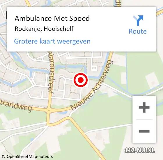 Locatie op kaart van de 112 melding: Ambulance Met Spoed Naar Rockanje, Hooischelf op 17 oktober 2024 22:17