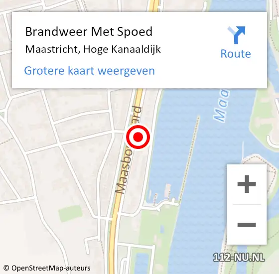 Locatie op kaart van de 112 melding: Brandweer Met Spoed Naar Burgh-Haamstede, Hoge Kanaaldijk op 19 oktober 2024 00:46