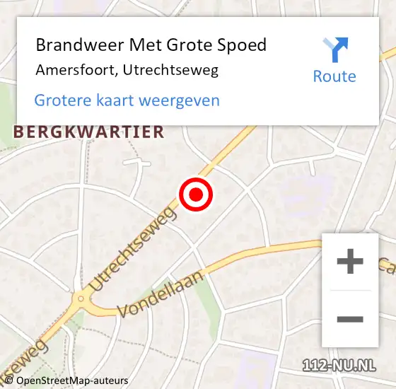 Locatie op kaart van de 112 melding: Brandweer Met Grote Spoed Naar Schipluiden, Utrechtseweg op 20 oktober 2024 18:32