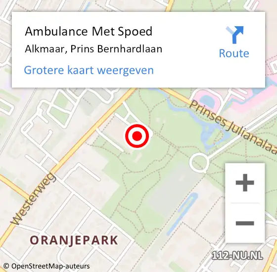 Locatie op kaart van de 112 melding: Ambulance Met Spoed Naar Ter Heijde, Prins Bernhardlaan op 25 oktober 2024 09:44