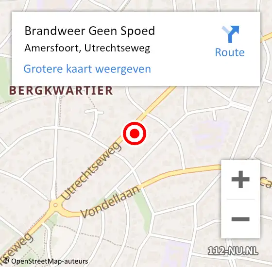 Locatie op kaart van de 112 melding: Brandweer Geen Spoed Naar Schipluiden, Utrechtseweg op 31 oktober 2024 04:20