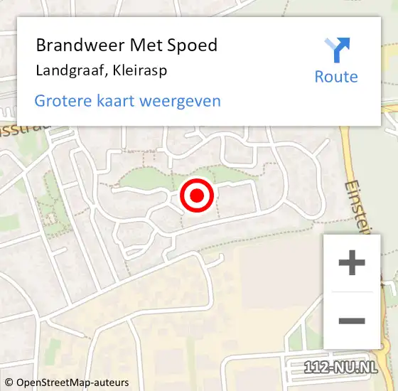 Locatie op kaart van de 112 melding: Brandweer Met Spoed Naar Landgraaf, Kleirasp op 6 november 2024 18:46