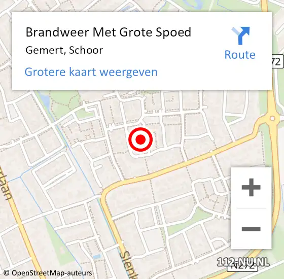 Locatie op kaart van de 112 melding: Brandweer Met Grote Spoed Naar Schoorl, Schoor op 11 november 2024 15:58