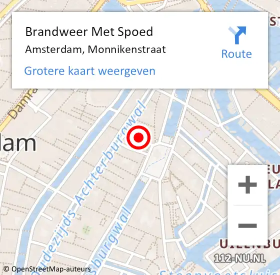 Locatie op kaart van de 112 melding: Brandweer Met Spoed Naar Ter Heijde, Monnikenstraat op 30 november 2024 09:36