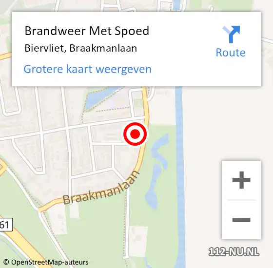 Locatie op kaart van de 112 melding: Brandweer Met Spoed Naar Biervliet, Braakmanlaan op 31 december 2024 01:19