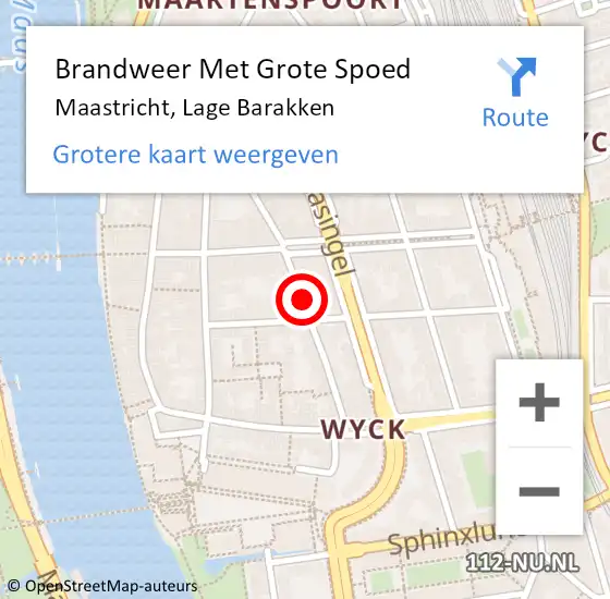 Locatie op kaart van de 112 melding: Brandweer Met Grote Spoed Naar Nijkerk, Lage Barakken op 1 januari 2025 18:19