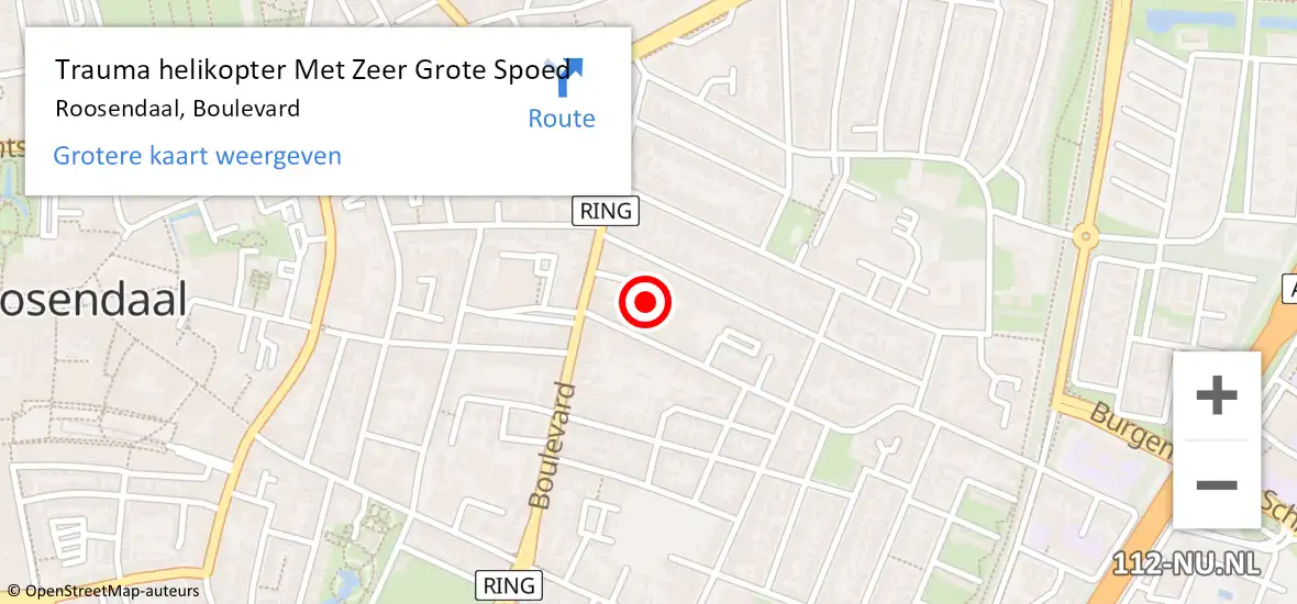 Met Zeer Grote Spoed Voertuignummer: 17992 Ritnummer: 696