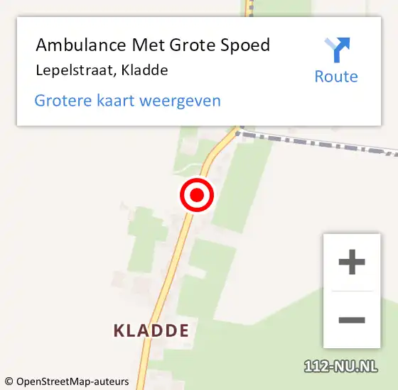 Locatie op kaart van de 112 melding: Ambulance Met Grote Spoed Naar Lepelstraat, Kladde op 29 november 2014 21:09