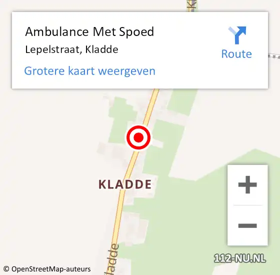 Locatie op kaart van de 112 melding: Ambulance Met Spoed Naar Lepelstraat, Kladde op 31 januari 2015 17:28