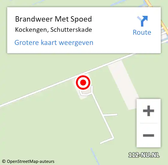 Locatie op kaart van de 112 melding: Brandweer Met Spoed Naar Kockengen, Schutterskade op 26 juni 2015 15:02