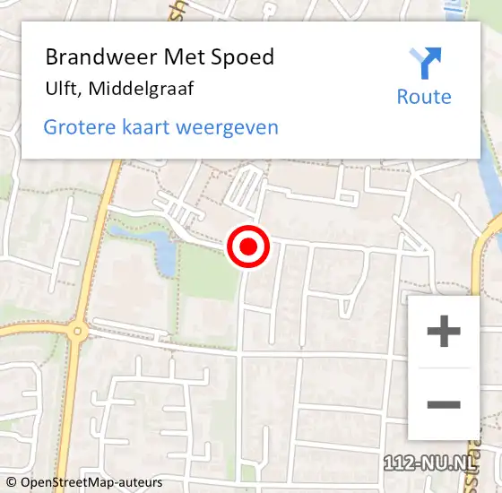 Locatie op kaart van de 112 melding: Brandweer Met Spoed Naar Ulft, Middelgraaf op 3 juli 2015 15:24