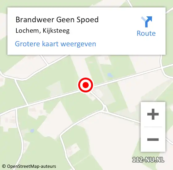 Locatie op kaart van de 112 melding: Brandweer Geen Spoed Naar Lochem, Kijksteeg op 26 juli 2015 08:57