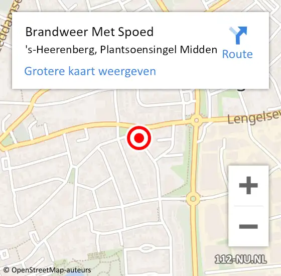Locatie op kaart van de 112 melding: Brandweer Met Spoed Naar 's-Heerenberg, Plantsoensingel Midden op 15 augustus 2015 17:00