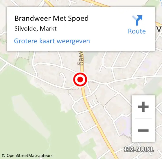 Locatie op kaart van de 112 melding: Brandweer Met Spoed Naar Silvolde, Markt op 21 mei 2016 16:01