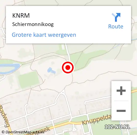 Locatie op kaart van de 112 melding: KNRM Schiermonnikoog op 30 mei 2016 03:42
