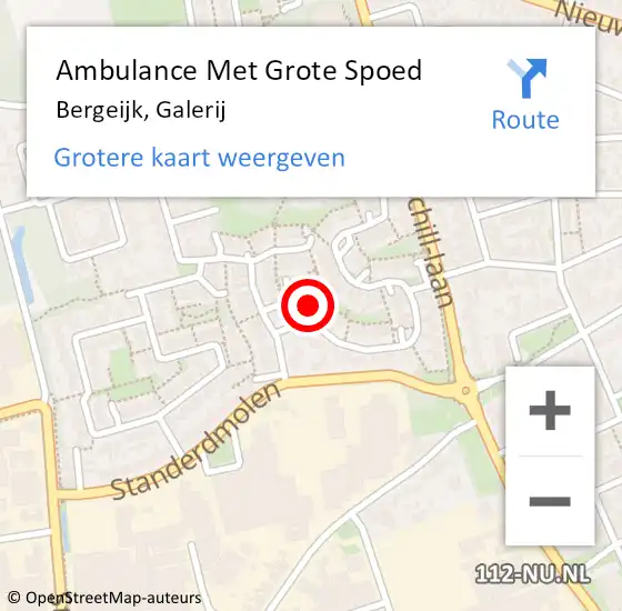 Locatie op kaart van de 112 melding: Ambulance Met Grote Spoed Naar Bergeijk, Galerij op 1 januari 2017 02:43