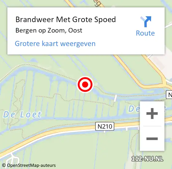 Locatie op kaart van de 112 melding: Brandweer Met Grote Spoed Naar Ouderkerk aan de Amstel, Achterdijk op 8 januari 2017 00:53