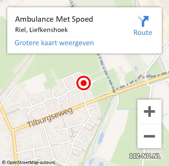 Locatie op kaart van de 112 melding: Ambulance Met Spoed Naar Riel, Liefkenshoek op 21 januari 2017 04:19