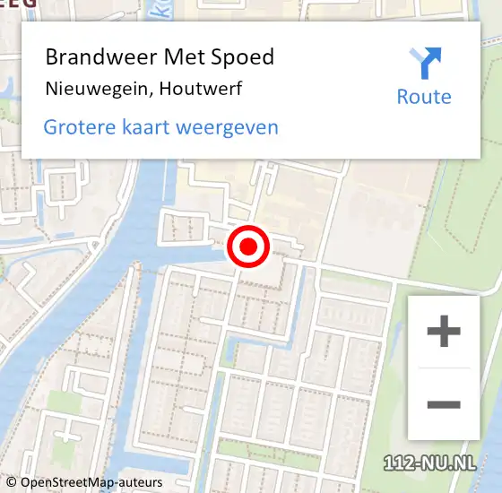 Locatie op kaart van de 112 melding: Brandweer Met Spoed Naar Nieuwegein, Houtwerf op 23 februari 2017 18:56