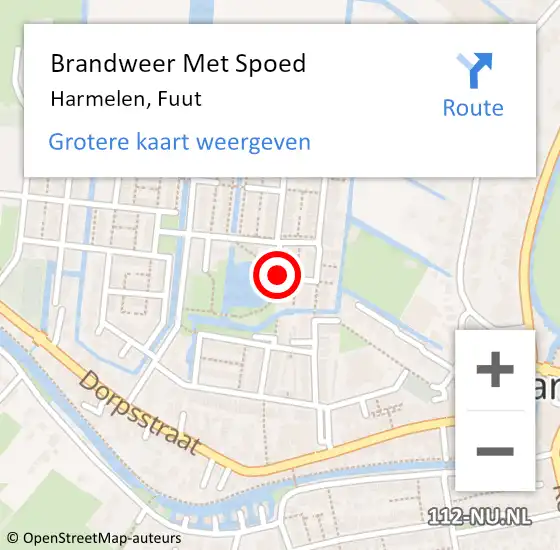 Locatie op kaart van de 112 melding: Brandweer Met Spoed Naar Harmelen, Fuut op 31 maart 2017 13:43