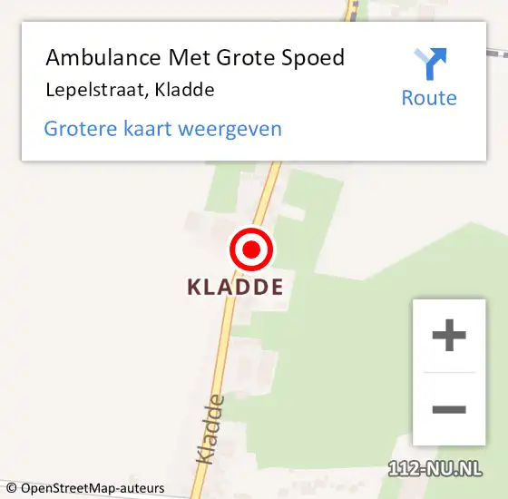 Locatie op kaart van de 112 melding: Ambulance Met Grote Spoed Naar Lepelstraat, Kladde op 14 mei 2017 22:07