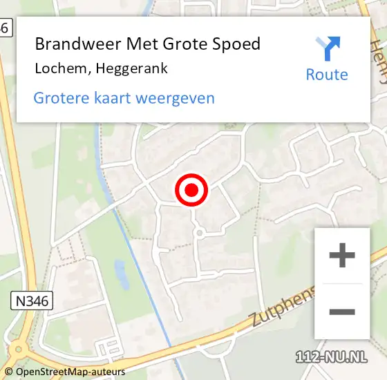 Locatie op kaart van de 112 melding: Brandweer Met Grote Spoed Naar Lochem, Heggerank op 24 mei 2017 23:27