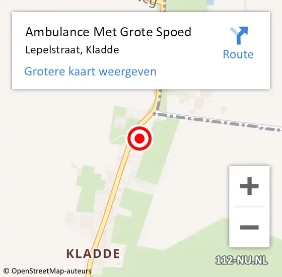 Locatie op kaart van de 112 melding: Ambulance Met Grote Spoed Naar Lepelstraat, Kladde op 3 juni 2017 08:16